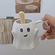 ส่งจากไทย👻 แก้ว Ghost Mug แก้วน้ำ แก้วนม แก้วมัค แก้วกาแฟ แก้วเซรามิค ceramic แก้วผีน่ารัก ของขวัญ แ