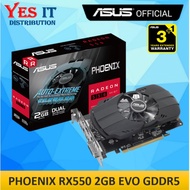 ASUS PHOENIX RX550 2GB / 4GB EVO GDDR5 GRAPHIC CARD