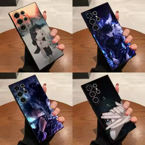 Phone Case For Samsung S25,S24,S21,S22,S23,S30,Ultra,S20,Plus,Fe,Lite,5G J-Jujutsu Kaisen M-Megumi F