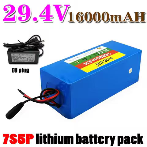 7s5p lithium battery pack 29.4V battery 16AH For medical monitoring speaker motor backup power