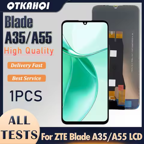 6.75" Original For ZTE Blade A35 LCD Z2453 Display Touch Screen Digitizer Assembly For ZTE Blade A55