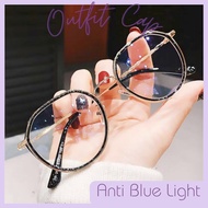 Fashion Outfit Round Spek Spec Korean Glasses spectacles Frame Plastic Cermin Mata Glasses Korea Sty