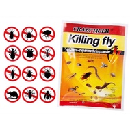 CRAZYTIGER KILLING FLY Serbuk racun serangga kutu pepijat lipas lipan semut hama cicak nyamuk lalat 