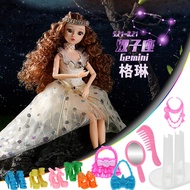 30CM 12 Conslations Bjd Doll Beauty Princess Dress Girl Dolls With Clothes Fashion DIY BJD Doll Handmade Gifts For Girl Toy