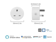 Smart Wifi plug 智能插頭 網口插座插頭 手機APP/WIFI遠程遙控智能家居音箱控制電源開關 Tuya / Smart App / Wifi Smart Socket / Phone 