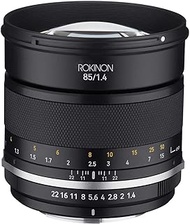 Rokinon Series II 85mm F1.4 Weather Sealed Telephoto Lens for Sony E, Model Number: SE85-E