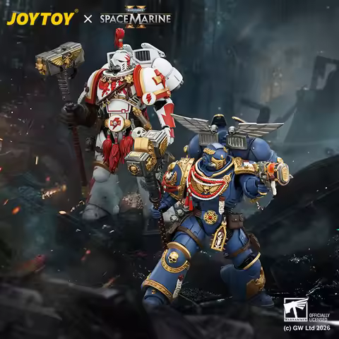 JOYTOY Warhammer 40K Action Figures Game Edition Ultramarines Assault Intercessor White Scars Assaul