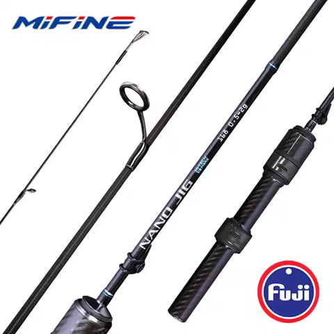 MIFINE Nano Jig XUL Fishing Rod Ultra-lightweight Spinning Rod 0.5-2g 1.68m/1.83m Fast Action Bass T