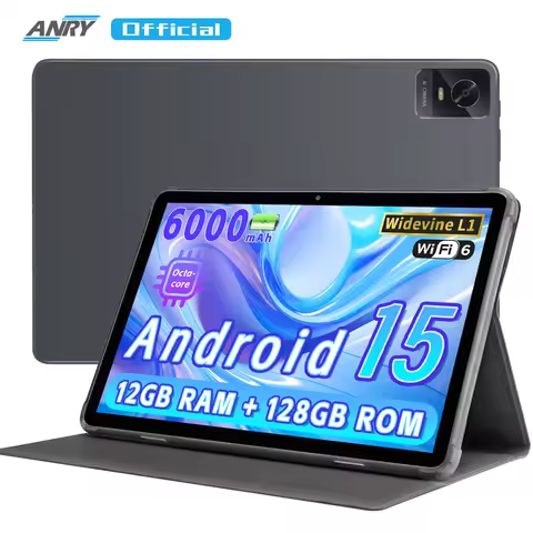 10.1inch Android 15 Tablet, 12GB(6+6GB)+128GB, Octa-core Processor, Dual Cameras, Dual Speakers, 128
