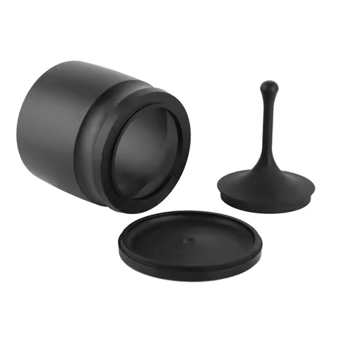 58mm Coffee Powde Dosing Rings Press With Lid Aluminum Alloy Coffee Filter Holder Dosing Cup Coffee 