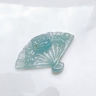 冰種翡翠扇子 | 天然A貨翡翠 | 送禮