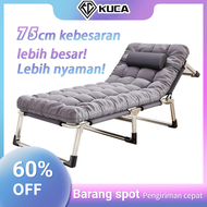 Kursi Malas besar Tempat tidur lipat kasur lipat murah kasur portable Folding bed ranjang lipat Tempat tidur lipat empuk yang nyaman 75cm