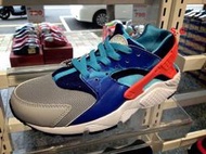 S.G NIKE HUARACHE RUN PRINT GG BG 女武士鞋 704943-003 閃電 灰藍