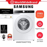 Samsung 8.5KG AI Control Front Load Washer | WW85T504DTT/FQ (Washing Machine Front Loader Mesin Basuh 洗衣机)