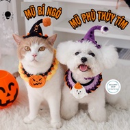 Beanie hats for dogs and cats, Halloween hats, Halloween wool collars for dogs and cats, Dog hats, C