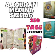 🔥 250 TAGS 🔥 AL-QURAN TAGGING MEDINA KARYA BESTARI SAIZ A6