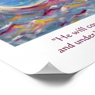 Psalm 91 Poster Christian Art Inspiring Wall Decor For Home & Faithful Decor Enthusiasts