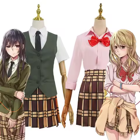 Anime Citrus Aihara Yuzu Cosplay Costume Aihara Mei Cosplay JK School Uniform Outfits Women Girls Ca