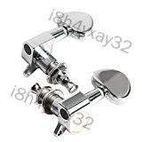 i8h4yxay32 6pcs 3L3R Acoustic Guitar Tuning Pegs Machine Head Tuners Chrome Guitar Parts