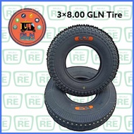 ❀ ✪ ▝ 3.50-8 GLN TIRE (own brand) for Bajaj RE, TVS King and Piaggio