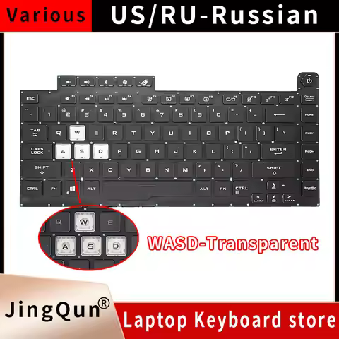 Spanish Latin RGB/Colorful Backlit Keyboard For ASUS ROG G531 G531GW G531GU G531GD G531G Gaming Lapt