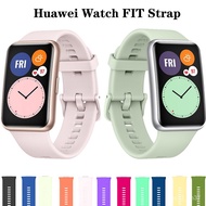 Silicone Band For Huawei Watch FIT Strap Smartwatch Accessories Replacement Wrist bracelet correa huawei watch fit 2021