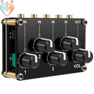 Stereo Audio Mixer 3.5mm 4 Channel Portable Mini Audio Mixer with Separate Volume Control  SHOPQJC9961