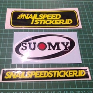 Suomy logo helmet Sticker large 12cm
