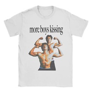 T-Shirt Lelaki More Boy Kissing T-Shirt Hip Hop Heated Rivalry Beach Tee Shirt Y2K Cetakan Asas Paka