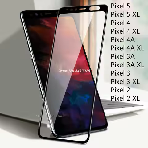 Full Cover Tempered Glass For Google Pixel 5 4 4A 3 3A 2 XL Screen Protector For Google Pixel 5XL 4X