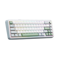 WIRELESS/BLUETOOTH KEYBOARD EGA CMK8 WHITE/GREEN SAIKO ONE CLICKY-SWITCH