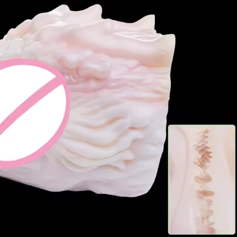 GEEBA Premium Soft Silicone Male Masturbator Realistic Intimate Design Stroker For Men Compact Pocke