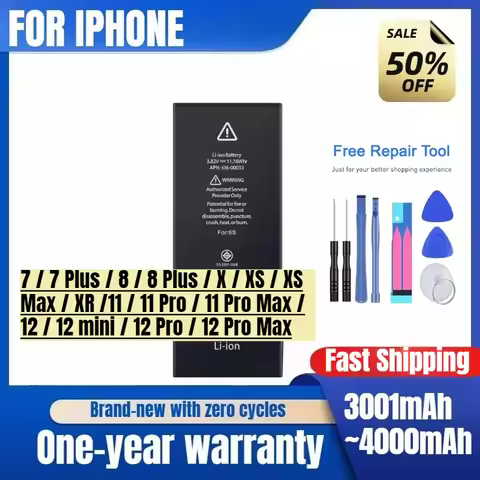 Replacement Battery for iPhone 11/11 Pro/11 pro Max/12/12 Mini/12 Pro/12 pro Max/13/13 Mini/13 Pro/1