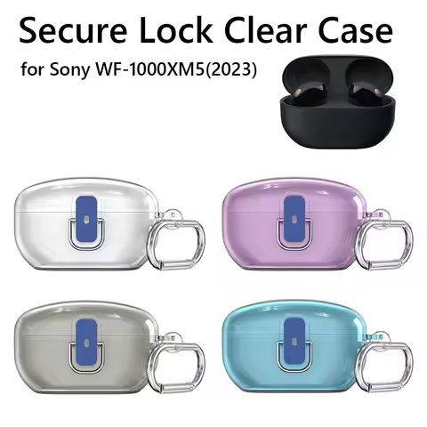 Silicone Protective Case For SONY WF-1000XM5 (2023) Earphone PC Hard Shell Protective Cover With Car