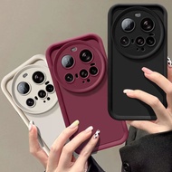 For Xiaomi 15 Ultra 14 15 Ultra Case Luxury Solid Color Shockproof Phone Case For Xiaomi Mi 15 Ultra