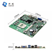 เมนบอร์ดแผงวงจรคอมพิวเตอร์แบบครบวงจรสำหรับ PGA946 Mini ITX 4th Y86ควบคุมโดเมนแบบ Dual HDMI แบบ All I