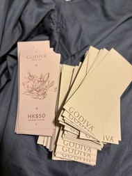 Godiva $50 wedding voucher 餅卡