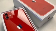 APPLE 紅 iPhone 11 128G 近全新 保固中 電池100健康  i11 刷卡分期零利 無卡分期