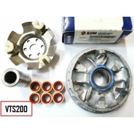 (100% ORIGINAL) SYM VTS200 FRONT PULLEY SET ASSY // 22000-H9B-000 VTS 200 MOVABLE DRIVE FACE 100% OR