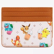 USA Loungefly Pokemon Pikachu Eevee Boba Cardholder Pouch Bag