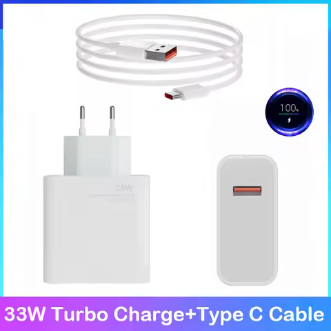 Turbo Charger For Xiaomi 33w Fast Charge Source 6A Usb C Cable For POCO X5 X3 Pro F3 M3 Redmi Note 9