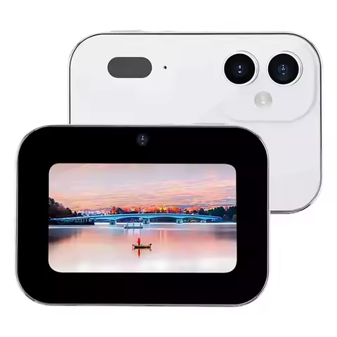 GO-New D6 4K Digital Camera Night Vision Triple Lens 3Inch HD 64MP Touch Screen Digital Camera OTG T