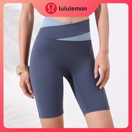 Lululemon's new style yoga Capri Pants mosaic color high waist hip lifting YOGA SHORTS TH509