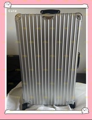 可官網註冊 終身保養 RIMOWA CLASSIC Trunk Silver 97375004 31"  銀色 大型托運箱 魔方箱 水桶箱 方胖子 搵喼More易