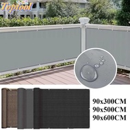 TOPTOOL Sun Shading Sails, 3/5/6M Waterproof Balcony Shade Cloth, Multi-functional Fencing  Garden P