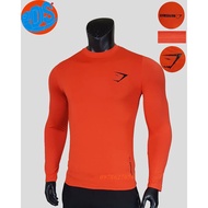 Gymshark men's heat-retaining shirt, full-color gym body shirt