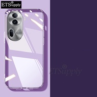 Phone case OPPO Reno 11 Pro Soft Transparent Plating Antioxidant Clear Back cover OPPO Reno 11Pro case