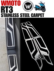 WMOTO RT3 RT 3 STAINLESS STEEL CARPET MODIFY MODIFIED ACCESSORIES ACCESSORY