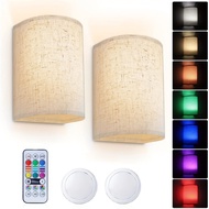 2026New model dropshipping2Remote-controlled wall lamp with color remote control available for deliv