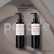 [PESADE] Hand & Body Lotion 250ml – Mid Mountain / In Hindsight | Korean Moisturizing Fragrance Loti